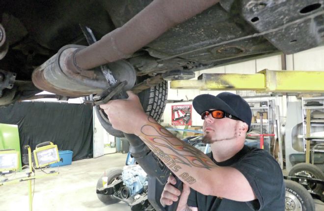 Removing Factory Issued Exhaust System