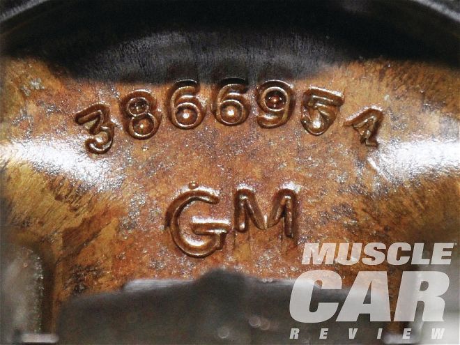 1967 Chevrolet Malibu Malibeater Piston Pn Stamp