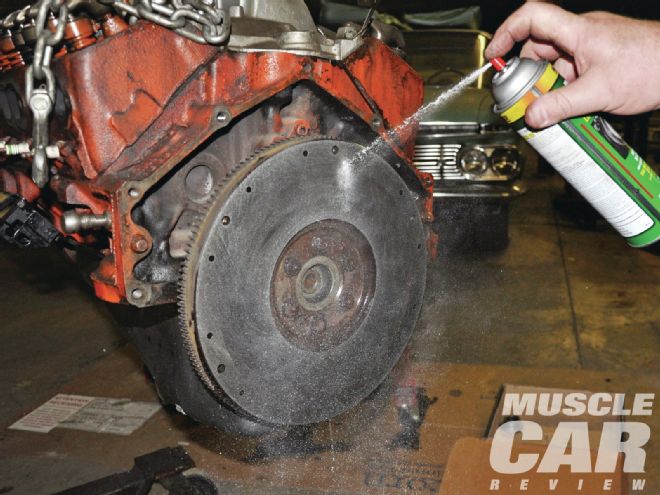 1967 Chevrolet Malibu Malibeater Flywheel Cleaning