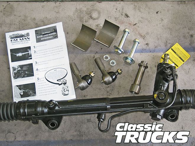 0704clt 01 Z+1968 Ford F100 Steering Shaft Upgrade+fatman Fabrications