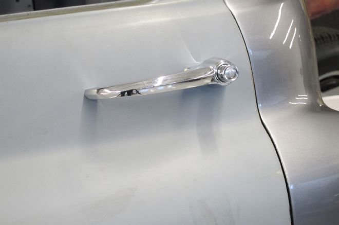 1956 Chevrolet Truck Door Handle In Place