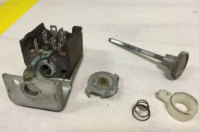 009 Disassembled Chrysler Plymouth Headlight Switch