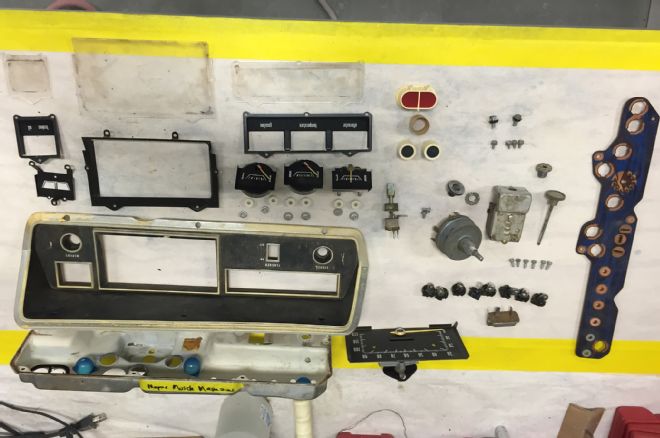 003 Plymouth Instrument Panel Disassembled