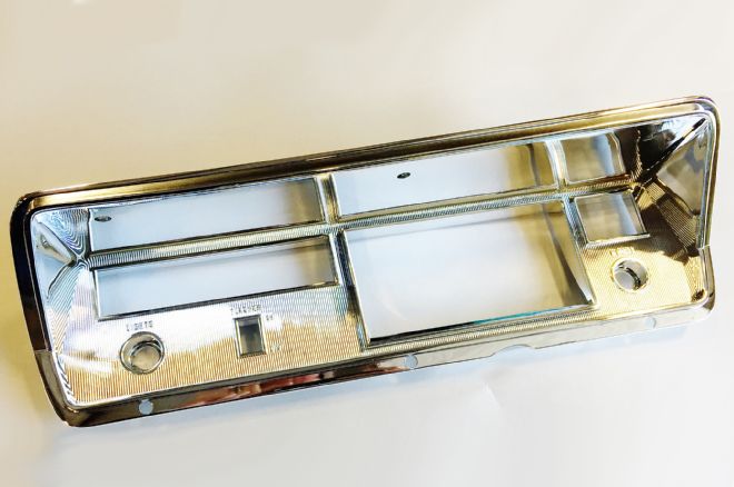 017 Rechromed Instrument Bezel Plymouth Valiant