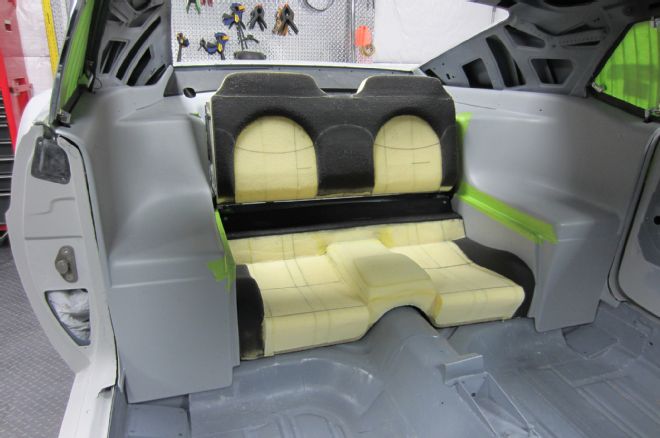 19 Ford Mustang Seatback Installed