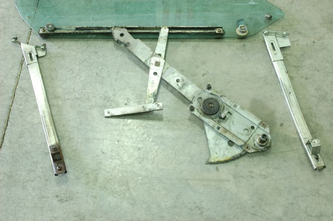 Disassembled Mechanism Driver Side Door