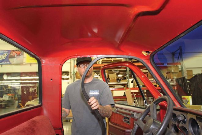 7 1985 Chevrolet C10 Interior Revamp Weatherstripping