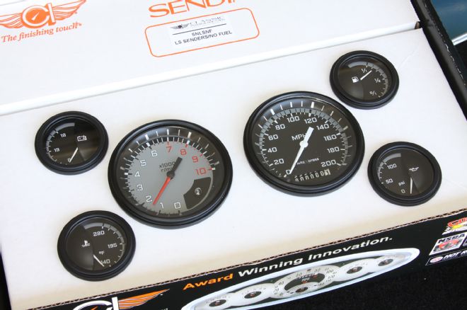 Classic Instruments Auto Cross Gauge Gray