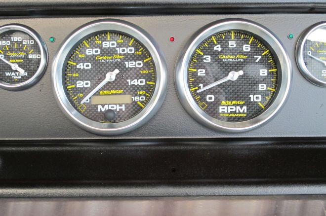 1965 Chevrolet C10 Led Indicators Placed In Dash