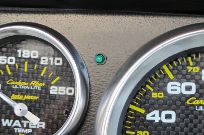 1965 Chevrolet C10 Green Led Installed In Dash