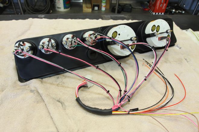 1965 Chevelle Tie Wrap Gauge Wiring