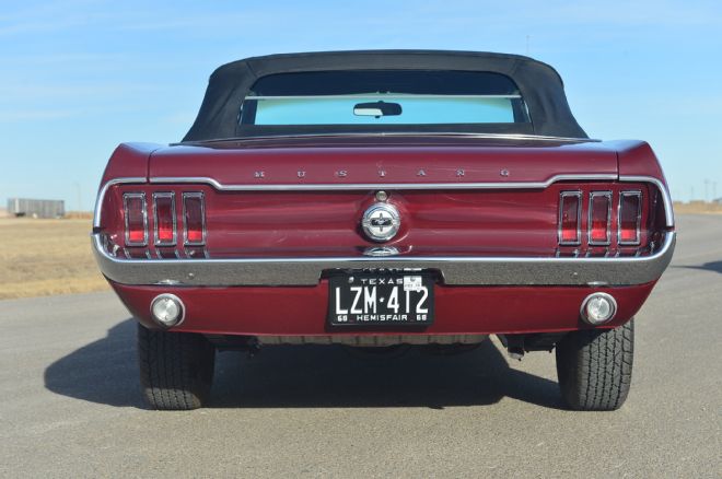 1968 Ford Mustang Convertible Project Rear