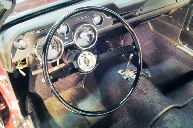 Restored Steering Wheel Mustang