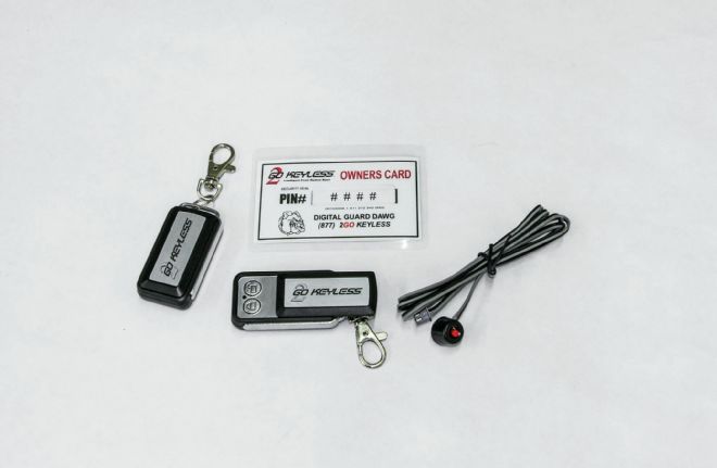 Two 2go Keyless Itags Owners Card With Pin And Programing Switch