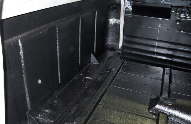 1956 Chevrolet Truck Interior Floor And Black Of Cab Coated
