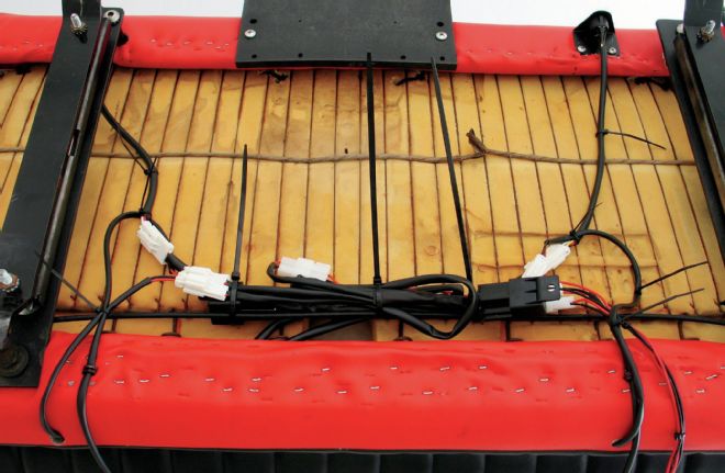 Speedway Motors Seat Heater Kit Switch Bracket Mounted Seat Frame Wiring Harness