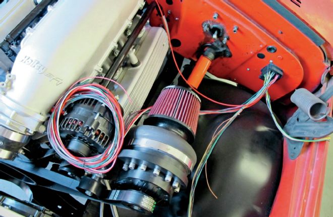 1968 Chevrolat C10 Engine Section Wires Alternator
