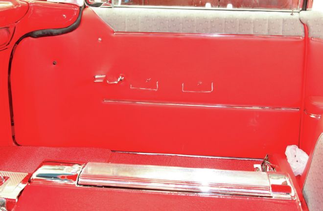 1956 Chevrolet Impala Chrome Trim Door Panel