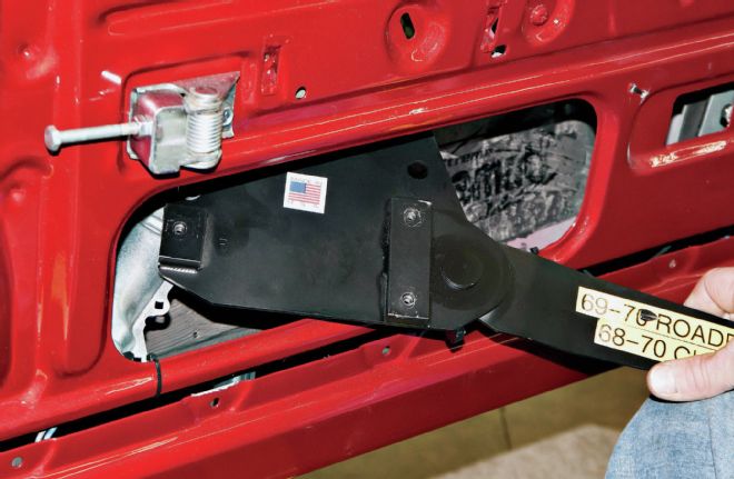 1969 Dodge Super Bee Front Regulator Door