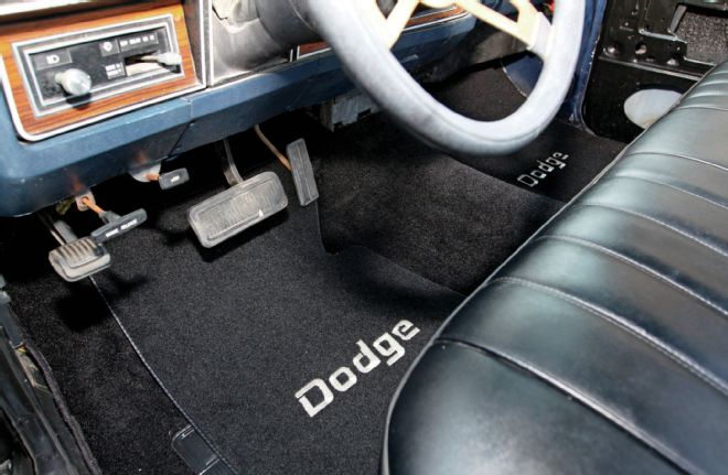 Custom Embroidered Silver Dodge Floor Mats