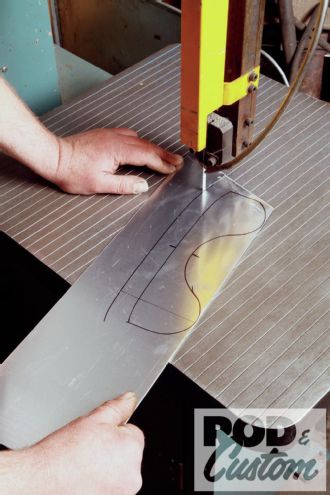 Bandsaw Cuts Out Shape