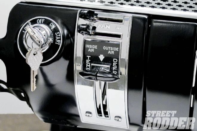 Danchuk Screws Hold Chrome Bezel To Dashboard