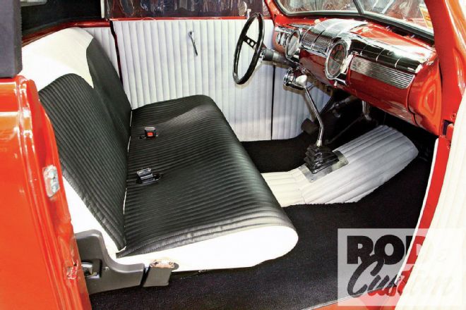Completed 1946 Pickup Interior