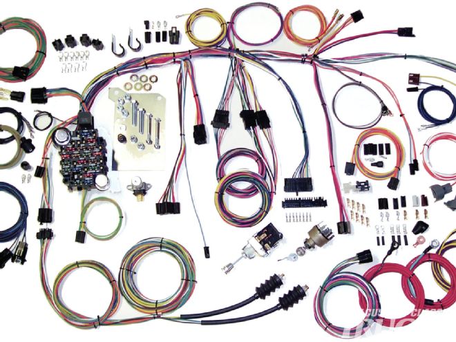 Cctp1305 04 O+electrical Components+american Autowire Wiring Kit