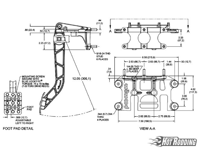 1304phr 16 O+finding The Ideal Cockpit Layout+wilwood Tech Docs