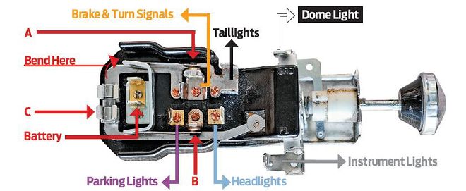 Hrdp 1304 14+1956 Chevy Bel Air Repairing The Dash And Rear Lights+switch Overview