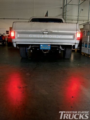 0911cct 01 Z+1979 Chevy C10 Led Taillight Conversion Kit Install+modern Parts