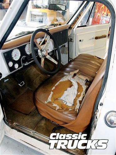 0906clt 01 Z+chevy Interior Reupholstery+c10 Original Interior