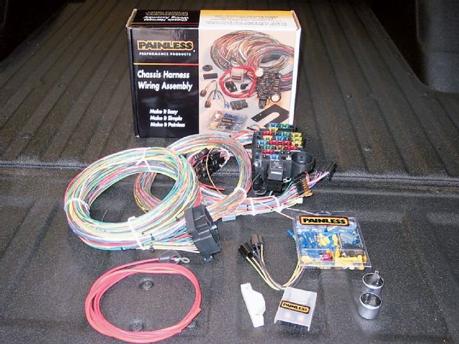 0507cct 01 Z+1972 Chevrolet Truck Wiring+painless Harness