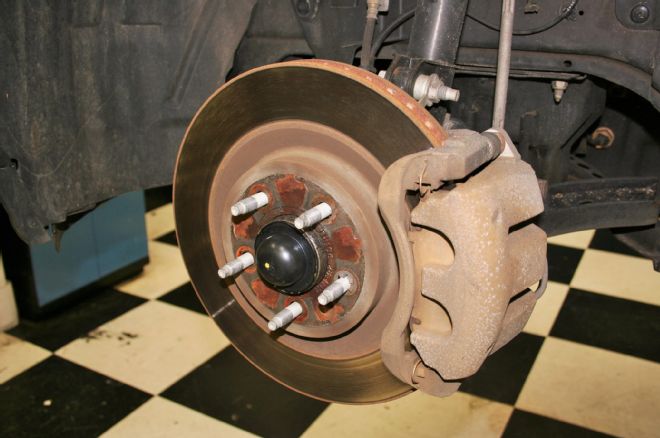 S197 Ford Mustang Gt 15 Inch Brake Swap 02 Stock