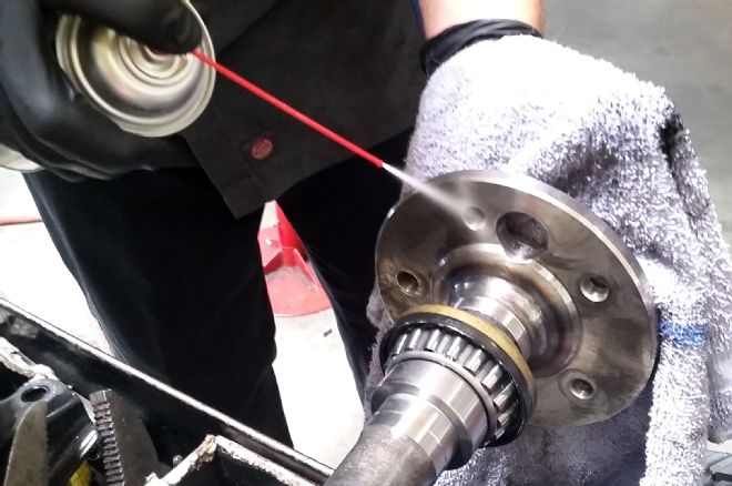 Wheel Stud Replacement Cleaning Axle Flange