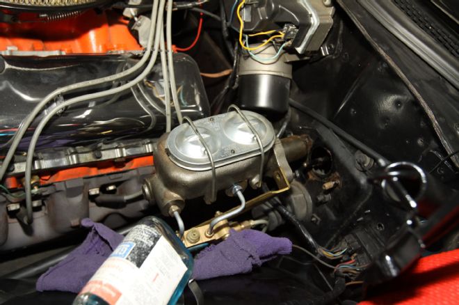 Corvette Brake Master Removed Cylinder