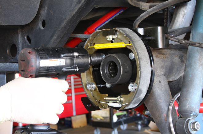 Rear Parking Brake Assembly