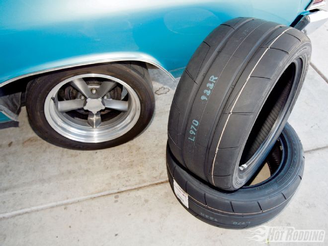 1003phr 04 O+1968 Chevrolet Chevelle Nitto Nt05r Tires+water Grooves