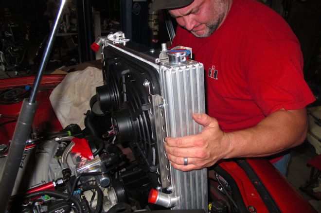 2010 Chevy Camaro Ss Radiator Install 14