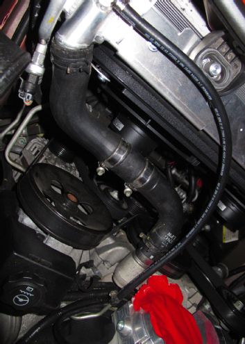 2010 Chevy Camaro Ss Radiator Install 16