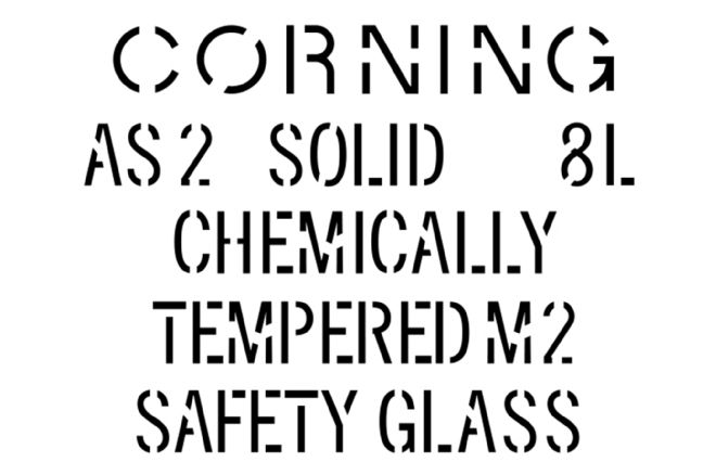 06 Corning 8l 1968 Convertible Rear Glass Etching