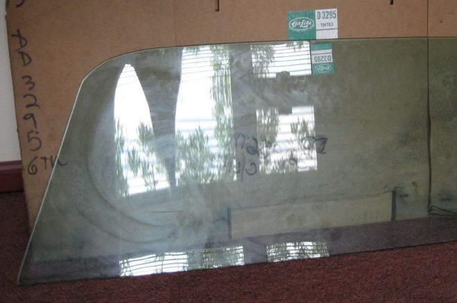 65 66 Mustang Door Glass A