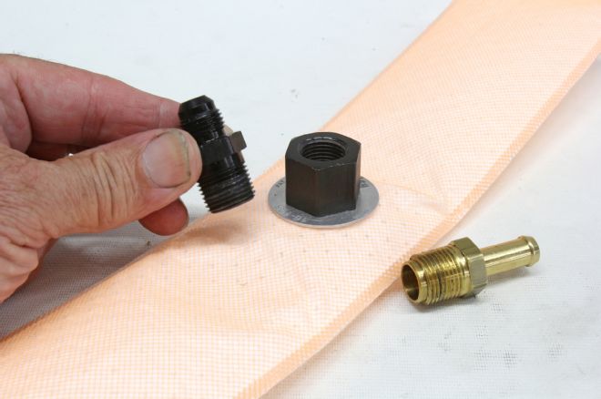 Holley Hydramat Install Pump Fitting