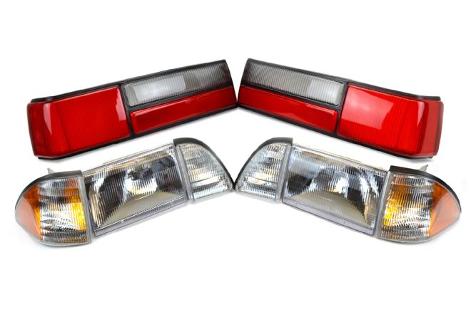 Resto Mustang Headlight And Lx Taillight Combo Kit