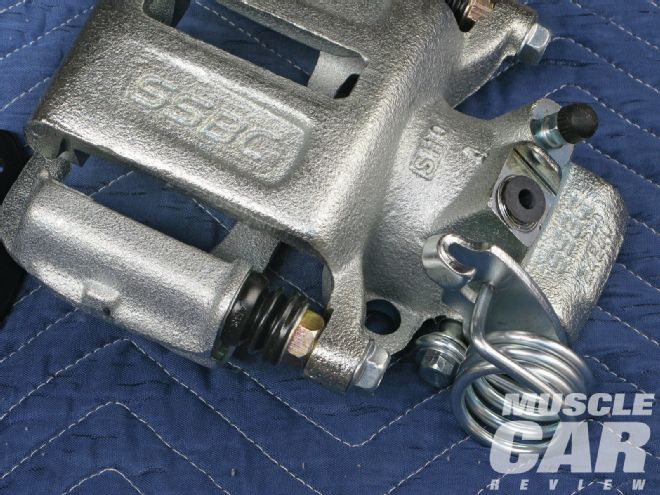 1965 Pontiac Gto Rear Break Conversion Rear Caliper Backside From Ssbc