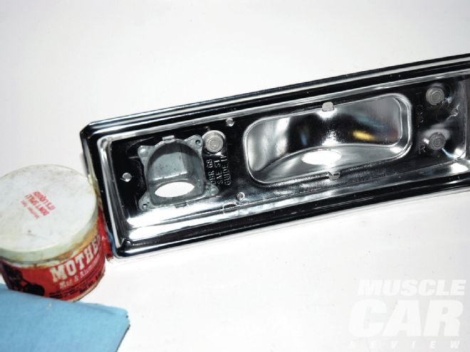 1969 Chevrolet Nova Taillight Housing Polished And Buffed