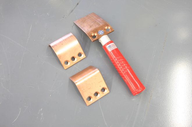 Interchangeable Copper Backup Plates With A Handle