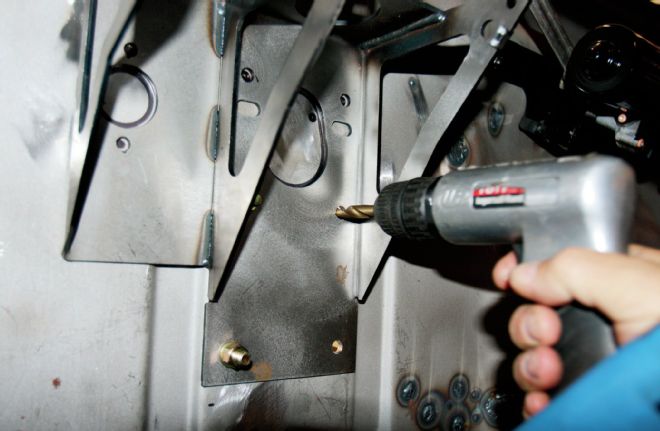 Ford F 100 Drilling Position In Firewall Using Bracket