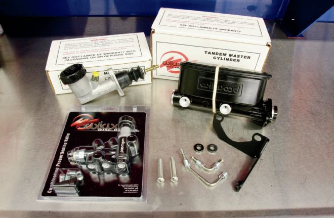 Wilwood Brake Disk Master Cylinder Portioning Valve And Braket Kit
