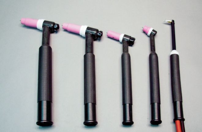 Tig Torches Different Sizes 28 18 Series 17 Series 9 20 Series 24 24 W Series And Micro Tig Torch